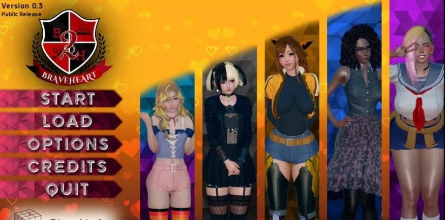 【SD/3D/欧美SLG/汉化/动态CG】勇敢者学院 Braveheart Academy v2.3 PC+安卓汉化版【1.2G】