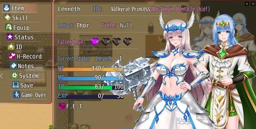 【PC/2D/RPG/汉化/动态】墮天女武神~Fallen Valkyrie V0.322 NTR大欧派动态步兵【1.7G】
