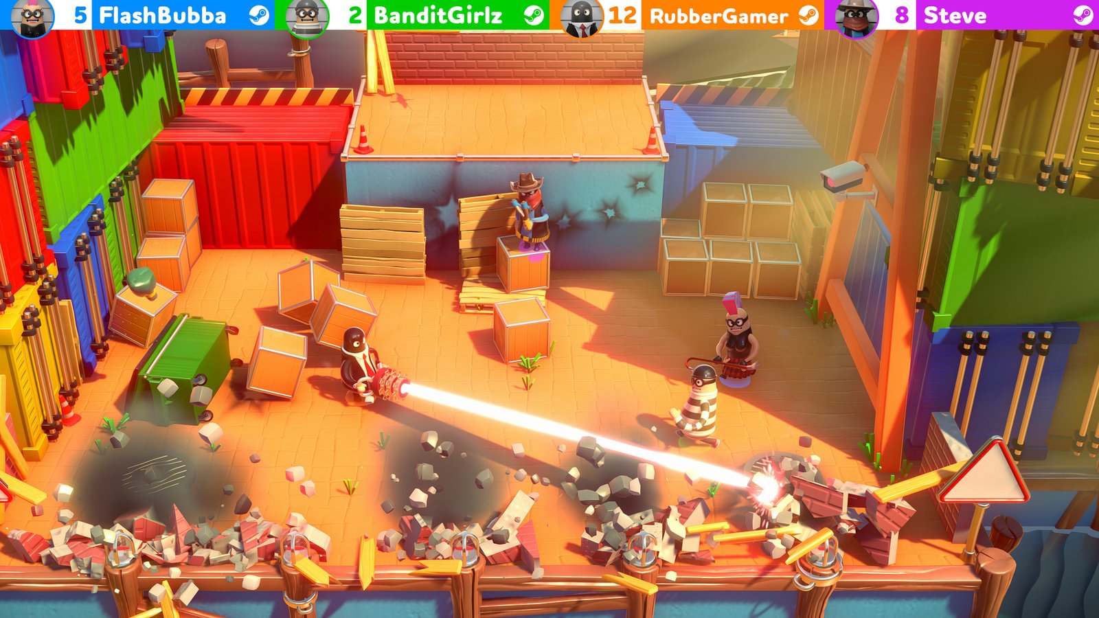 橡胶强盗/Rubber Bandits（v1.6.1-单机同屏多人）