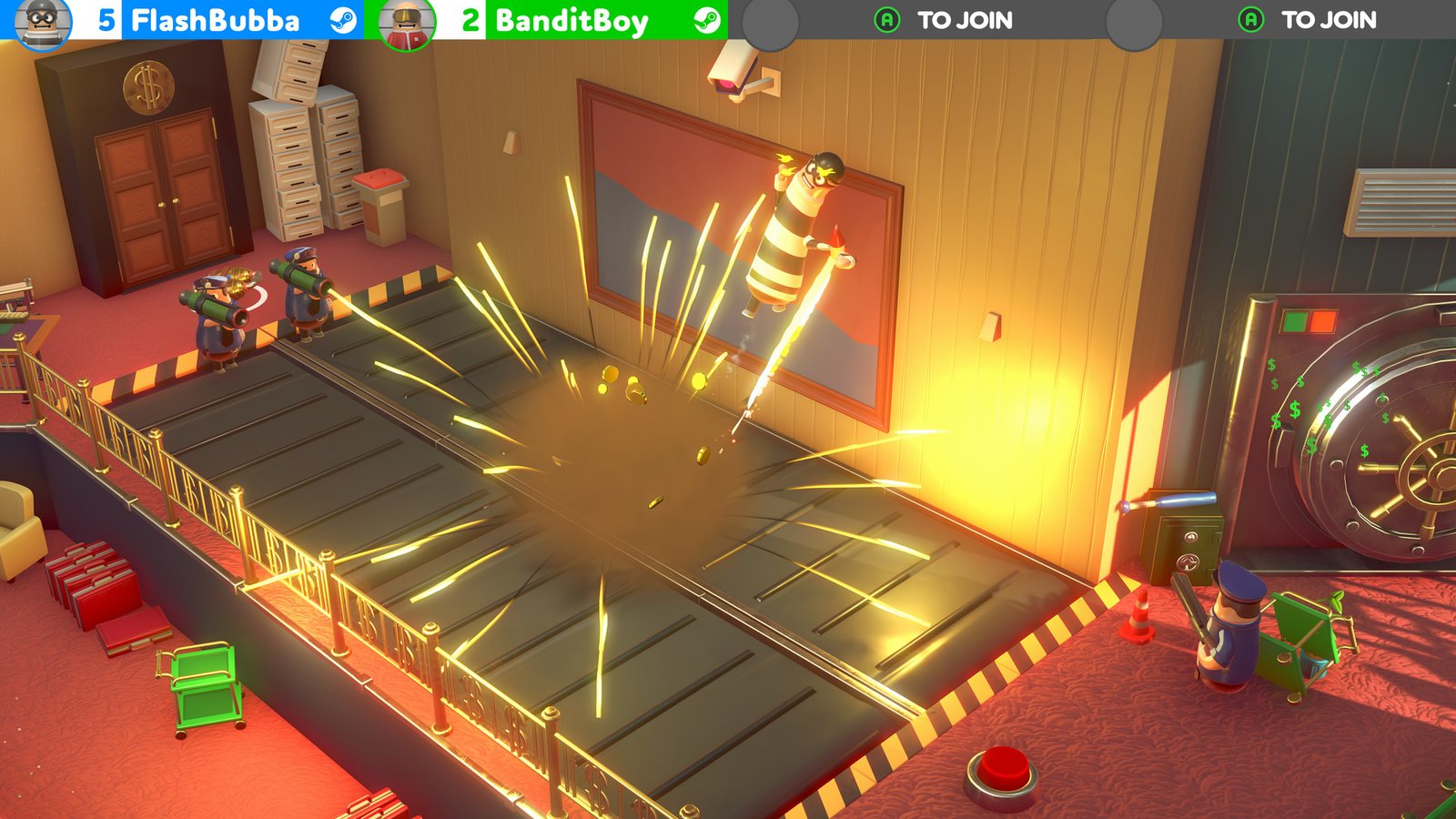 橡胶强盗/Rubber Bandits（v1.6.1-单机同屏多人）