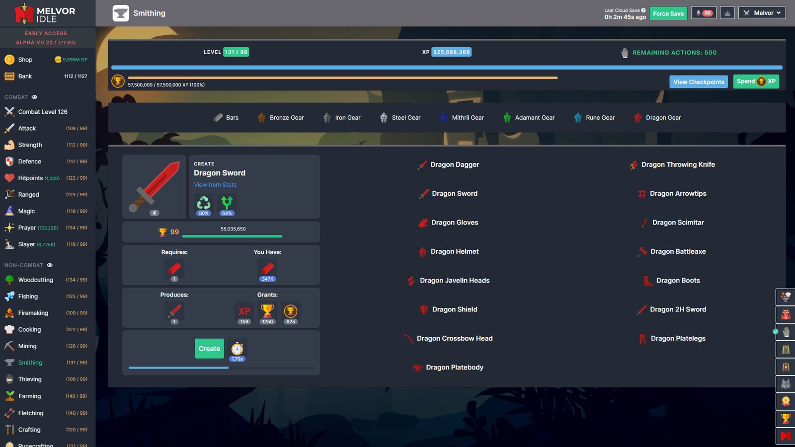 梅尔沃放置/Melvor Idle（v1.2）