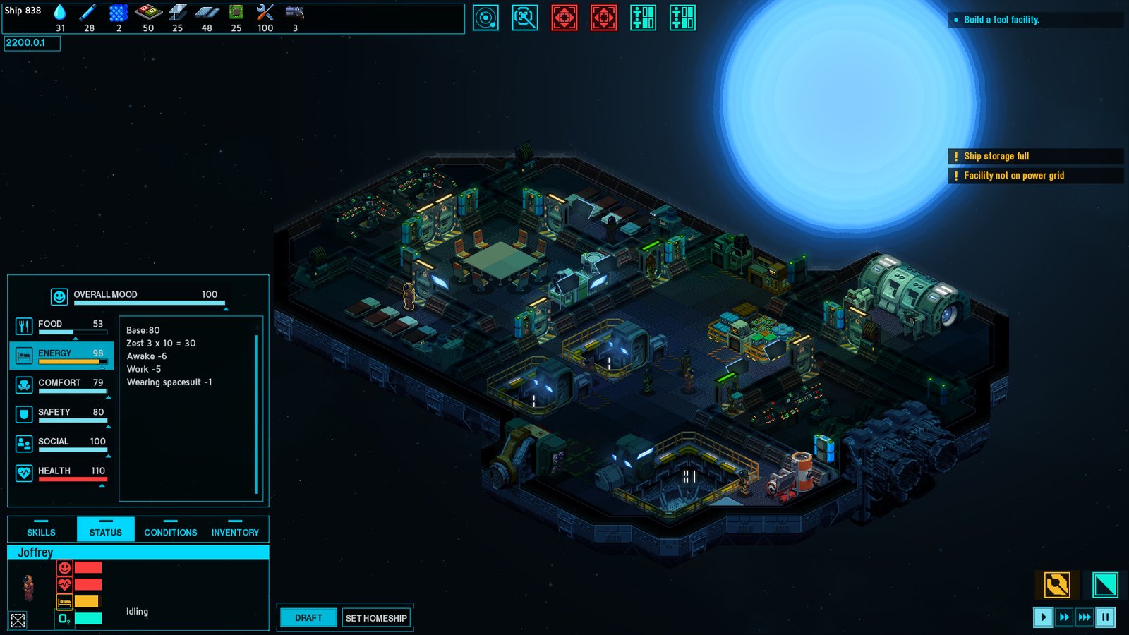 太空避风港/Space Haven（v0.13.0）