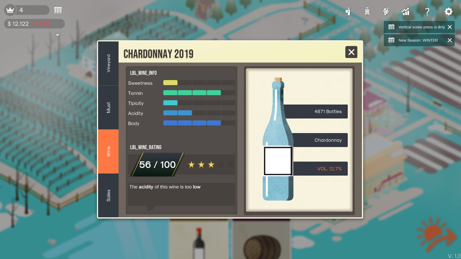 百日/Hundred Days &#8211; Winemaking Simulator（v1.2.0w3）