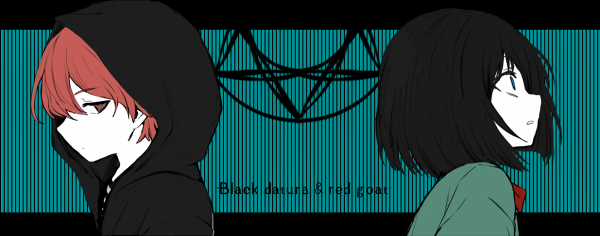 黑色花与红山羊/Black Datura \u0026 Red Goat