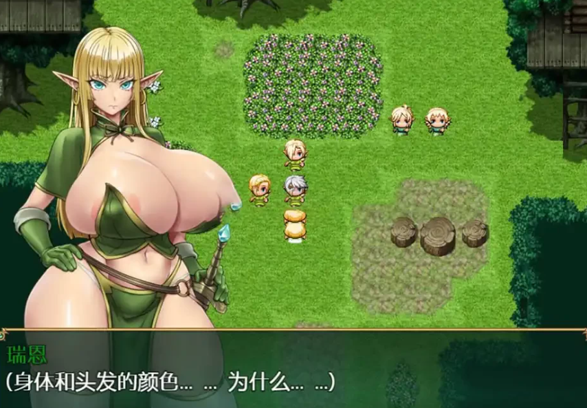 【SD/RPG/汉化/换装】我不会堕落~对世界一无所知的精灵剑客 汉化版 【1.2G】