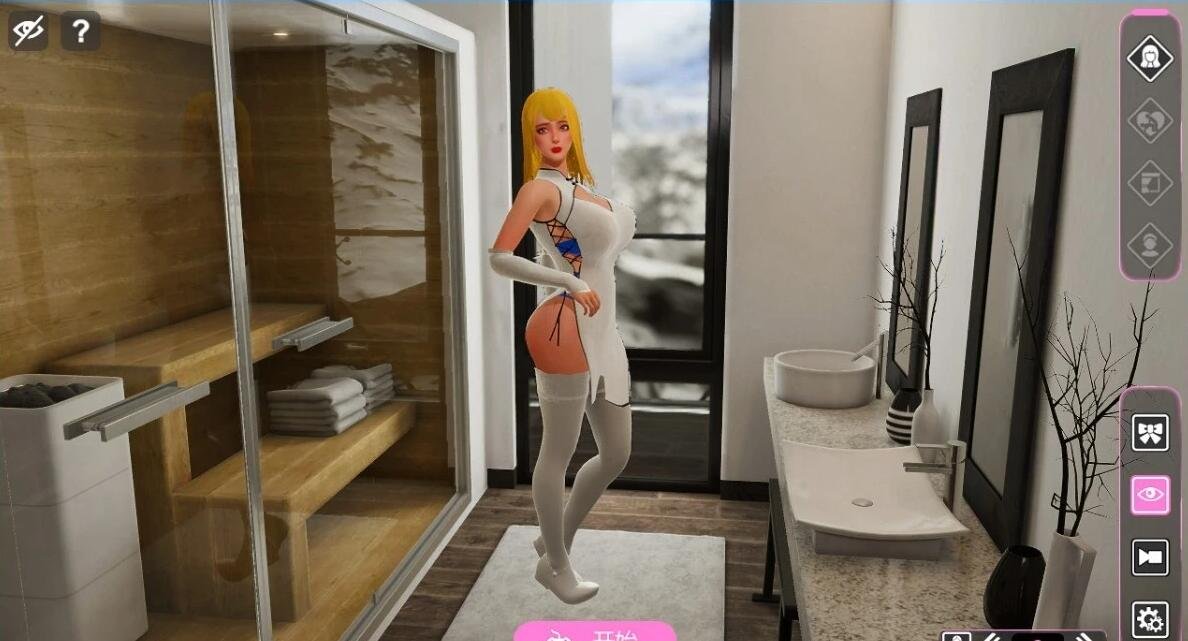 【PC/3D/SLG/中文】爱情挑战：雪山別墅與三個妹子的爱爱假期 Love Challenge V1.5.5 STEAM官方中文步兵版【3.6G】