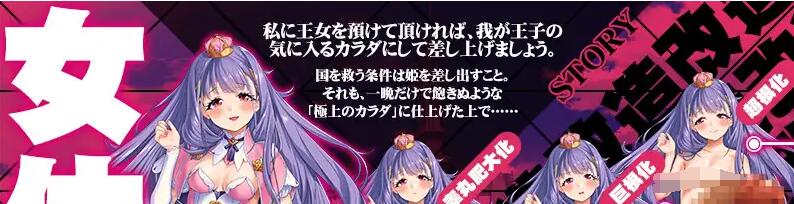 【PC/2D/ADV/汉化】女体狂乱公主/女体狂乱プリンセス AI汉化版【1.5G】