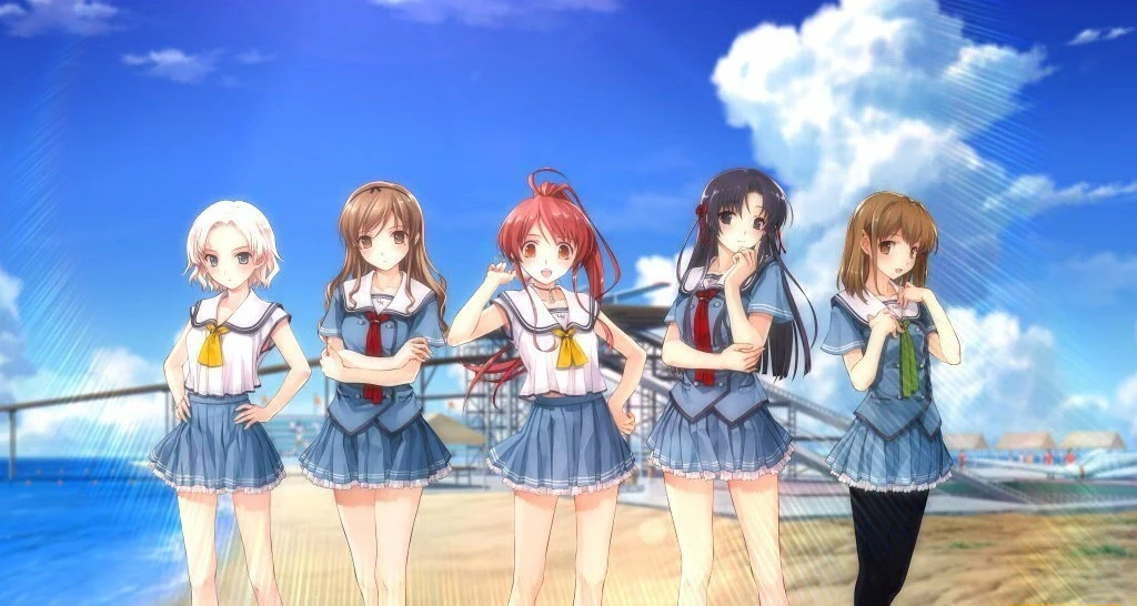 【PC/2D/GAL/汉化】离水平线还有多远?-深蓝的天空和洁白的翅膀汉化版【3.7G】