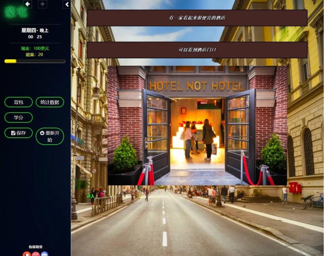 【PC/真人SLG/HTML/动态】豪宅酒店 The Mansion V0.76.5 [浏览器翻译中文]【2.6G】