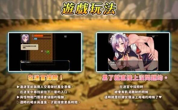 【PC/RPG/中文/动态】奴隶女仆与报酬迷宫 BOKIBOKI官方中文步兵版【新作/500M】