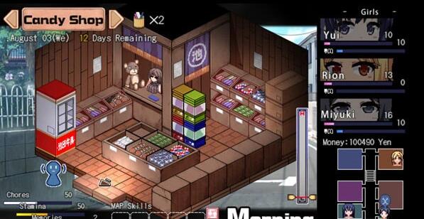 【SD/2D/SLG/中文】夏日狂想曲+ V2.2.0DLC STEAM双端官中步兵版+CG+存档【1.8G】