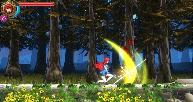 【PC/2D/ACT/中文】艾罗琳的驱魔之旅 Erolyn Chan Fight 官方中文版【1.3G】