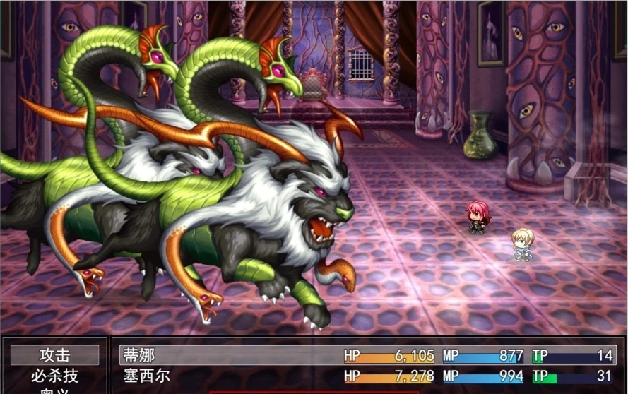 【SD/2D/RPG/中文】深红之狱的女剑士蒂娜V2.0 STEAM官方中文步兵版+存档【1.4G】