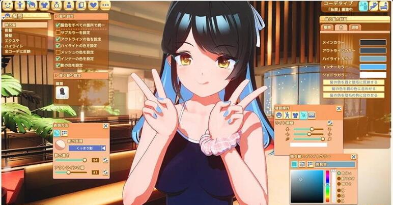 【PC/3D/捏人SLG/汉化】[I社新作]3D美少女 HoneyComeハニカム キャラクト AI精翻版【13G】