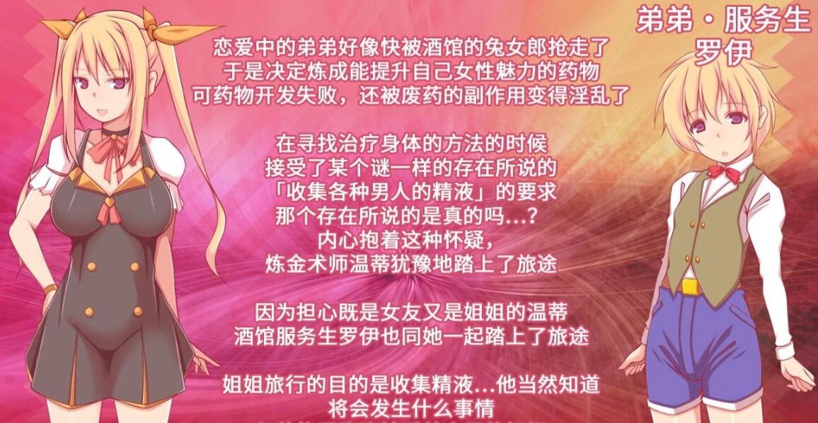 【PC/2D/RPG/中文/NTR】炼金术师姐姐收集精华的缘由 Ver1.2CA 官方中文版【520M】