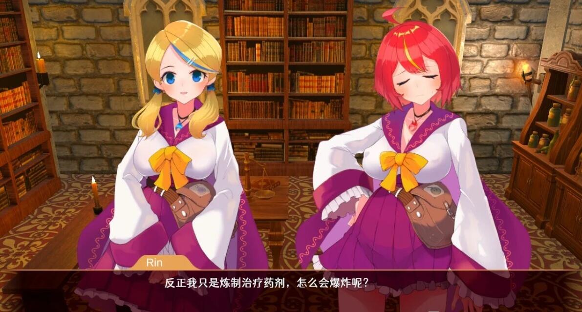 【PC/2D/SLG/中文】爆裂少女 黑暗炼金术与羁绊之焰V1.0 STEAM官方中文版【670M】