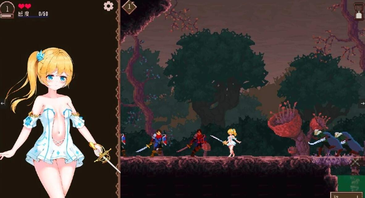 【PC/2D/日式ACT/英日/动态】魔降る夜の姫 DL正式英日文版【170M】