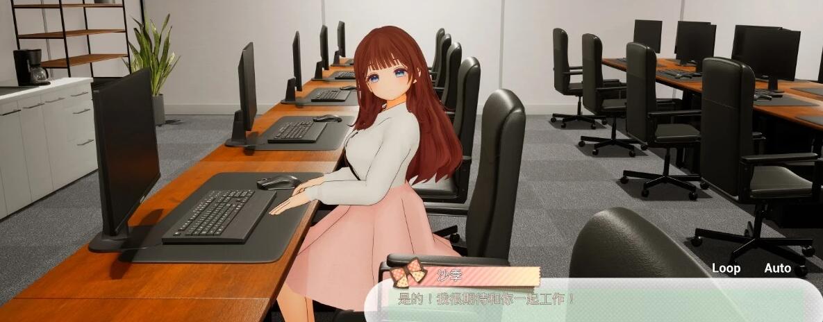 【SD/2D/SLG/中文】[RJ01181234][TKsite]秘密的百合办公室 双端DL官方中文版【2G】