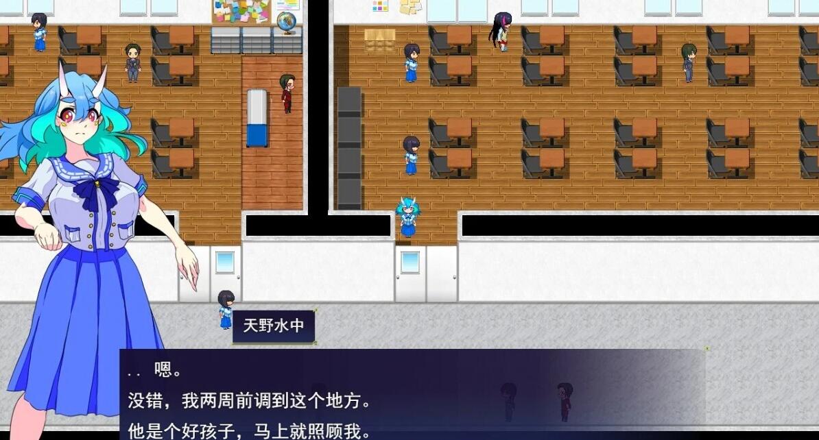 【PC/2D/RPG/汉化】[RJ01201951]银染の退魔鬼 云翻汉化版【1.5G】