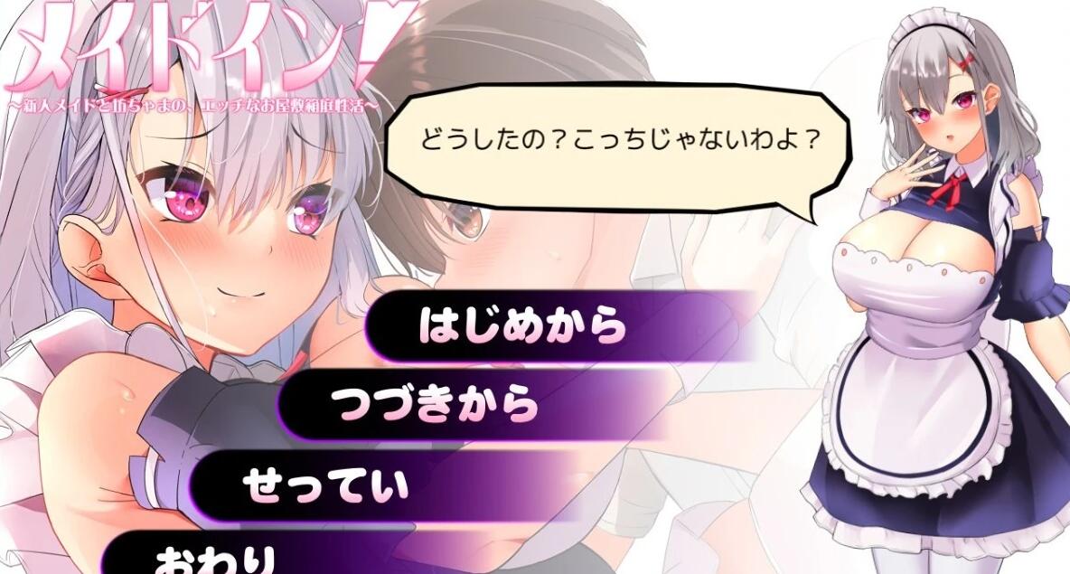 【PC/2D/SLG/汉化】新人女仆和少爷的涩涩宅邸生活 云翻汉化版【500M】