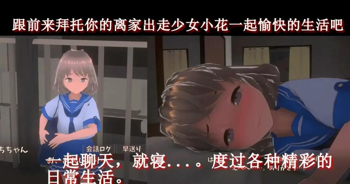 【PC/2D/SLG/中文】与离家出走的少女的同居生活 STEAM官方中文版【960M】
