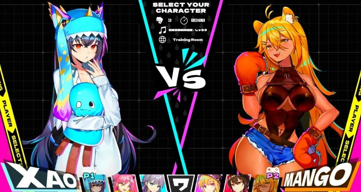 【PC/2D/FTG/中文】乱斗少女 SmashGirls V1.0.10 STEAM官方中文步兵版【2G】