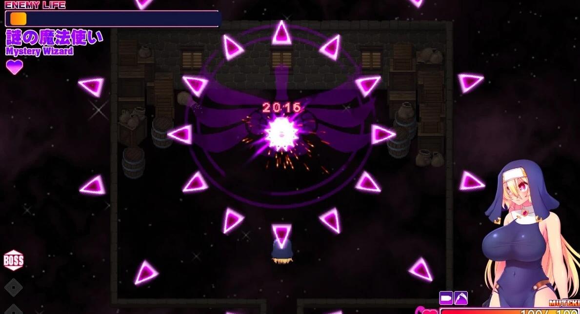 【PC/2D/RPG/汉化】子弹圣女不会输给催M魔法！Ver1.0 AI汉化版【1G】