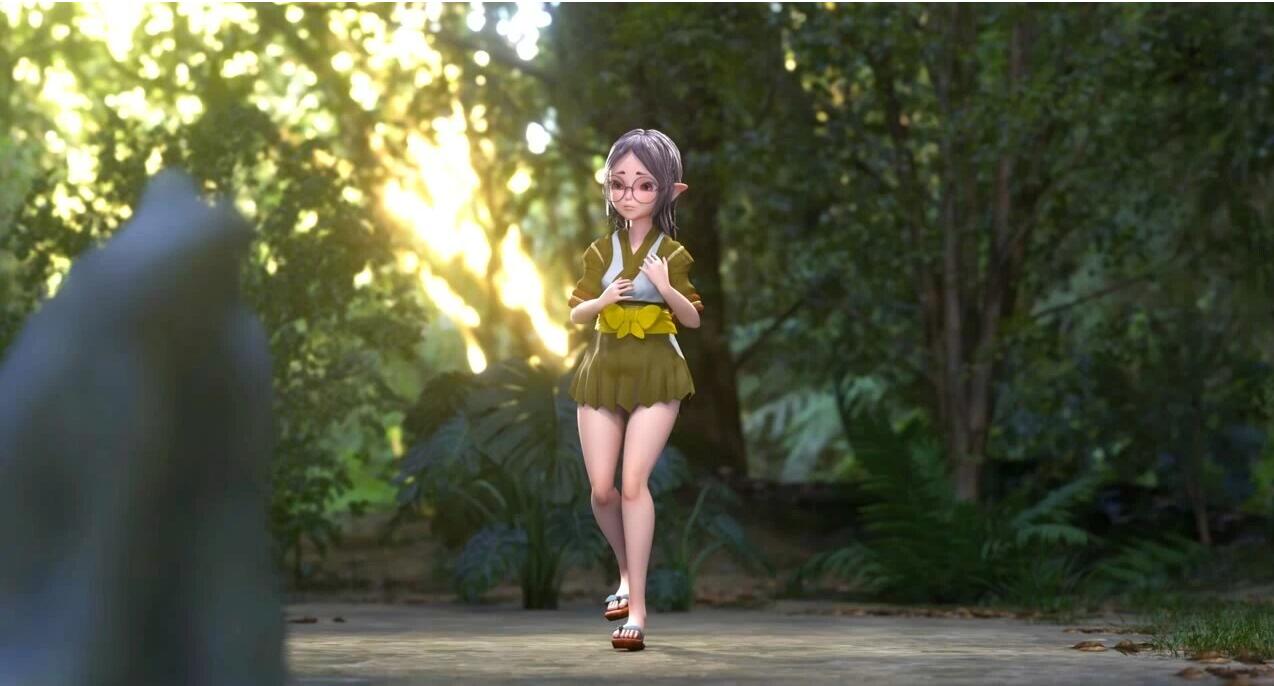 【DH/3D/同人】蛞蝓与眼镜娘【51′/3.4G】