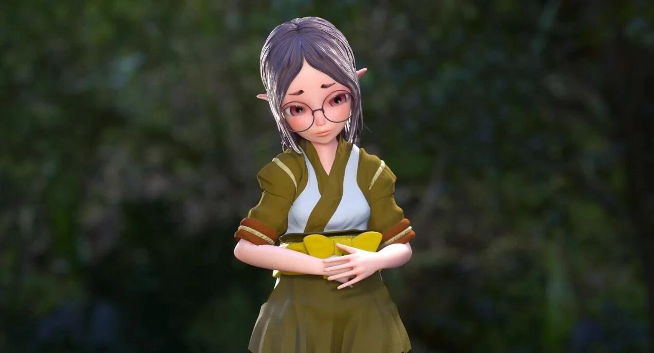 【DH/3D/同人】蛞蝓与眼镜娘【51′/3.4G】