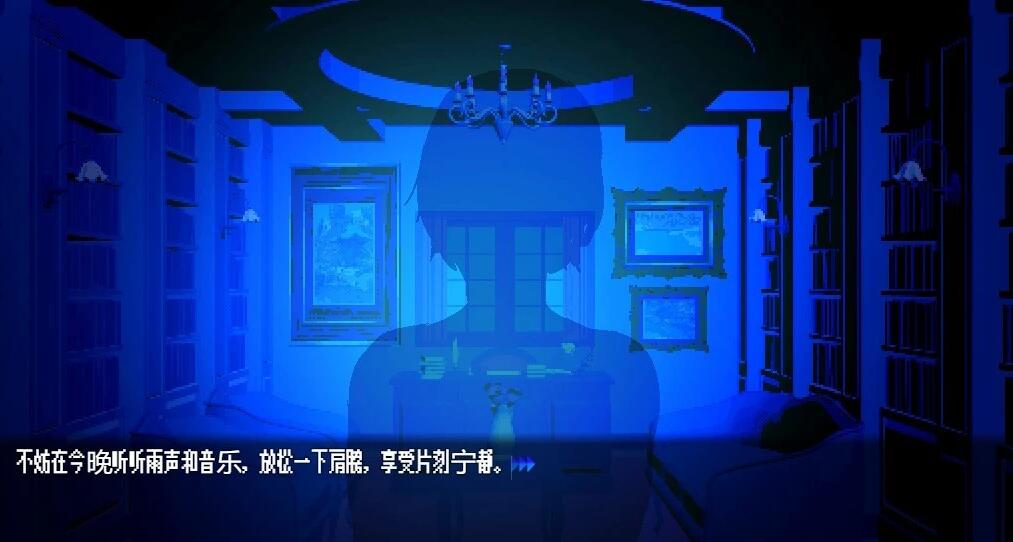 【PC/2D/RPG/汉化】充满雨声的夜晚 V1.0.0 AI汉化版【550M】