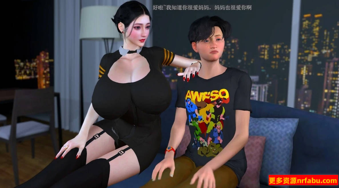 【DH/3D/同人】空姐妈妈的命运 中文字幕【47′/3G】