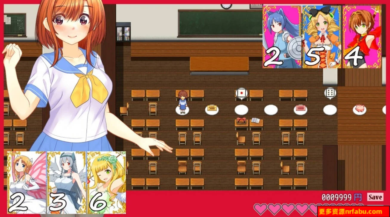 【SD/2D/卡牌RPG/中文】青梅竹马是脱衣游戏的女主角 双端汉化版【2.5G】