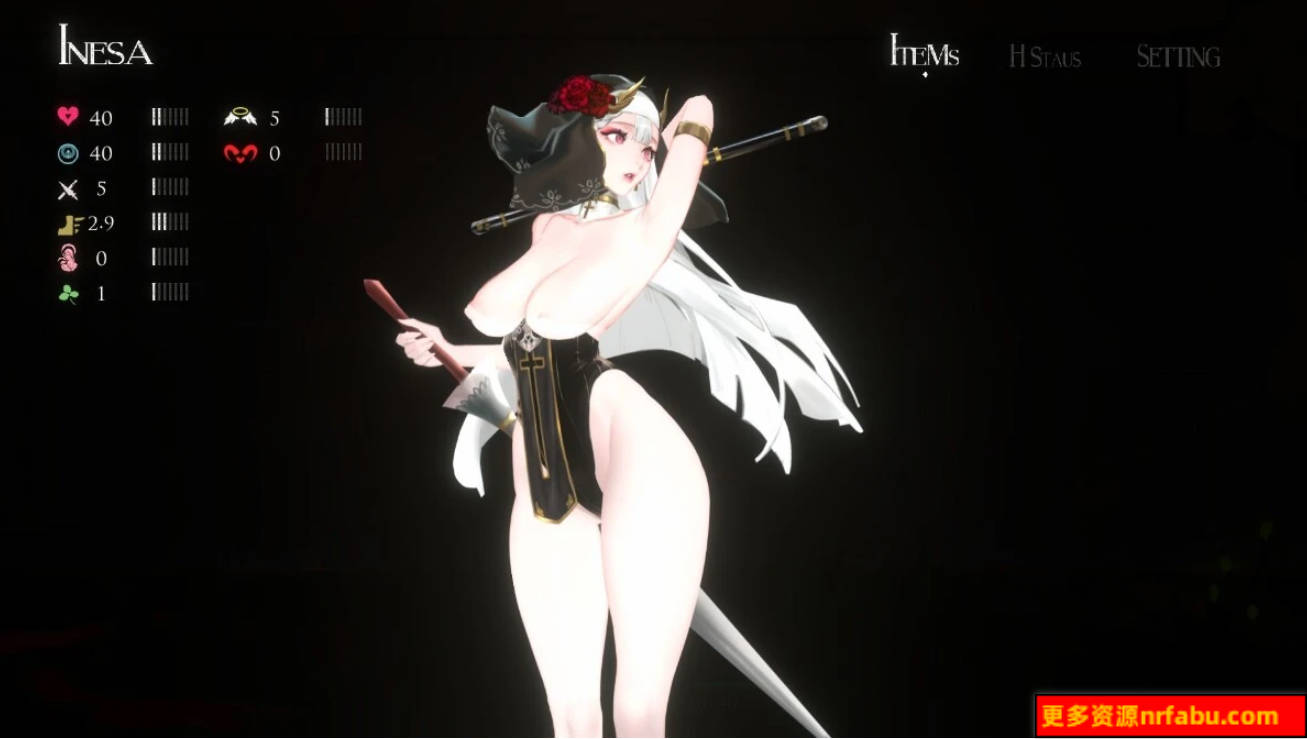 【PC/2D/ACT/中文/白丝高跟】神作：棘罪修女-伊妮莎 ThornSin V0.6.5 中文【3.8G】