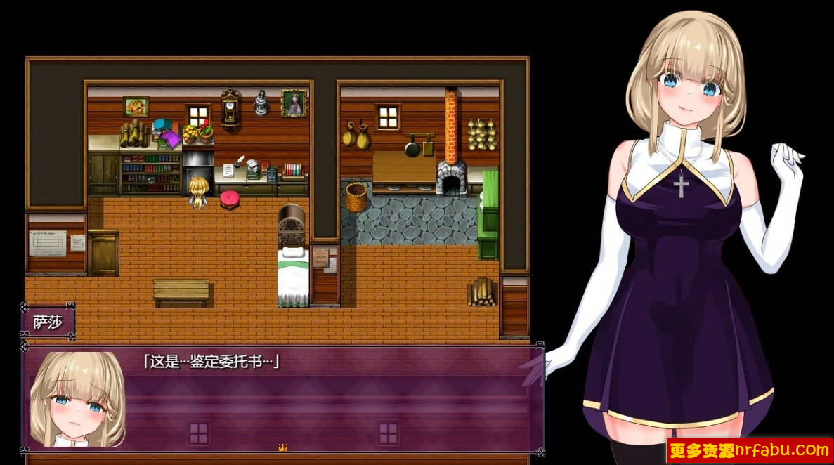 【PC/2D/RPG/汉化】圣女萨沙与红魔石 Ver1.09 AI汉化版【1.2G】