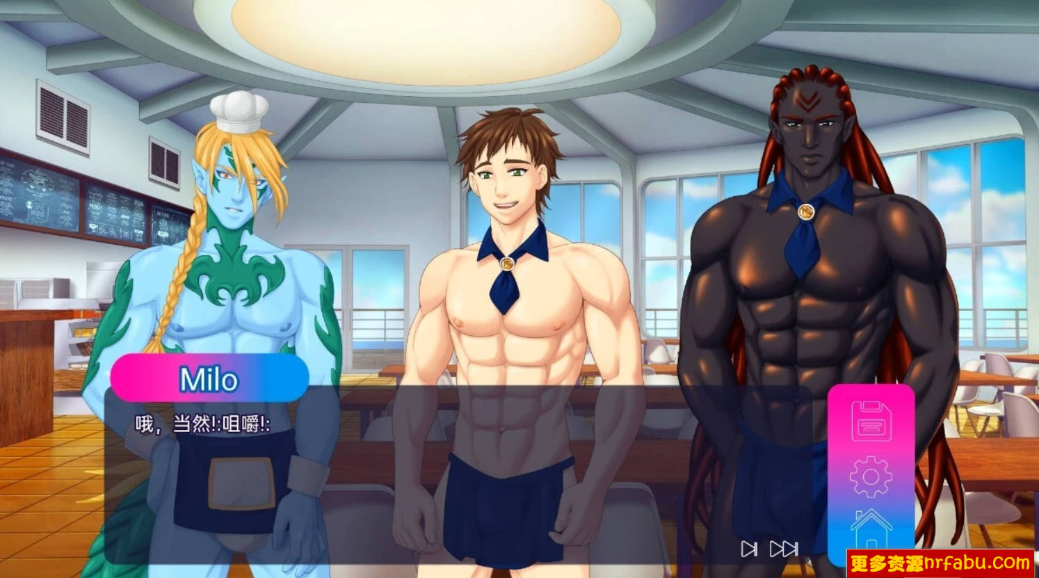 【SD/2D/欧美SLG/汉化】男同巡航 V1.3.2 双端汉化完全版【1.1G】