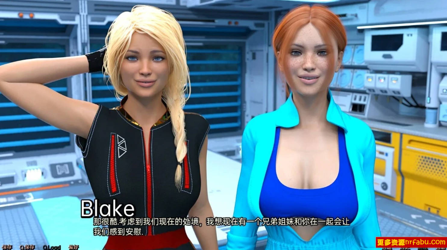 【SD/3D/欧美SLG/汉化】搁浅在太空 EP.13第1-13天 双端高压汉化版【1.6G】