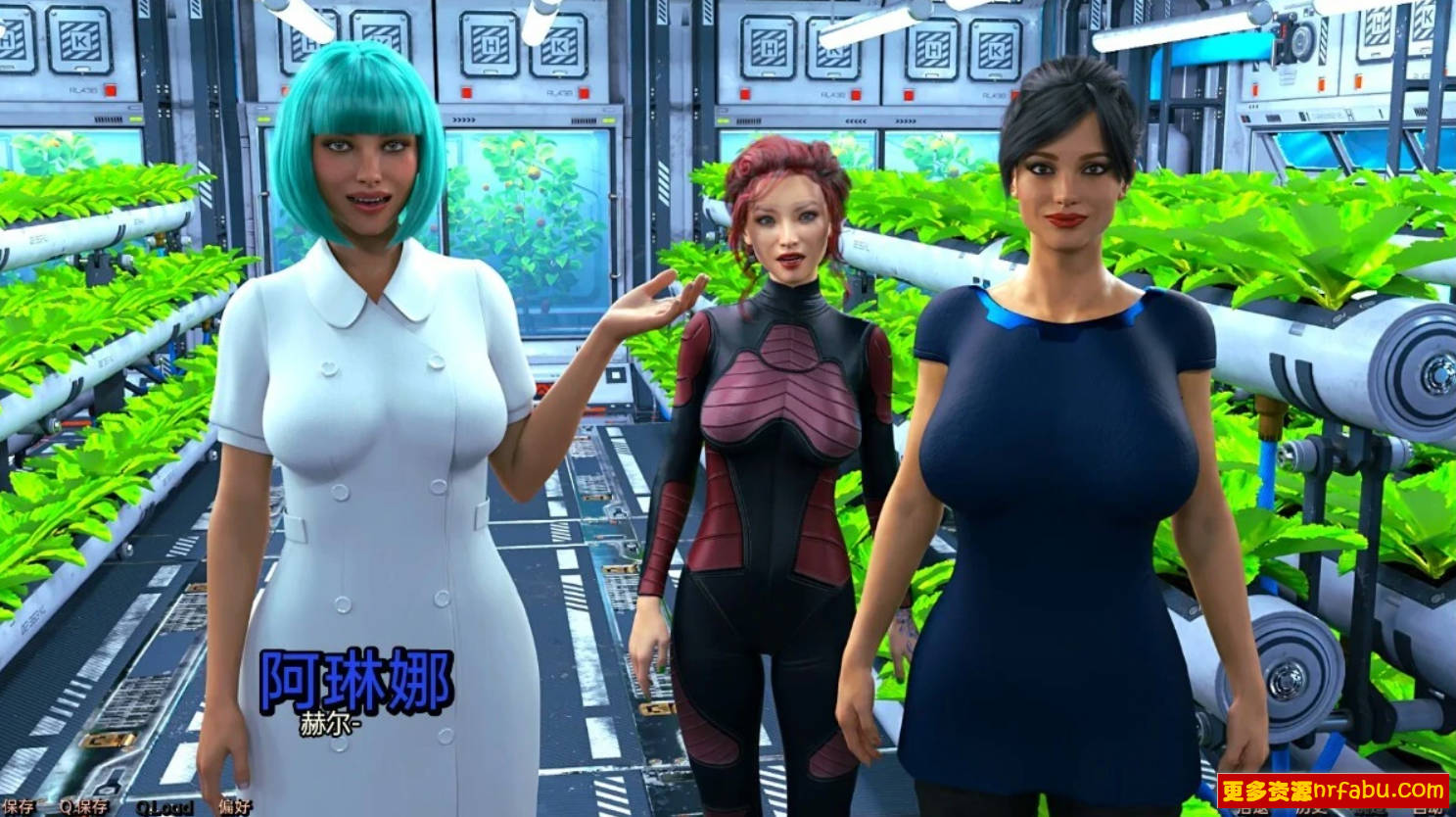 【SD/3D/欧美SLG/汉化】搁浅在太空 EP.13第1-13天 双端高压汉化版【1.6G】