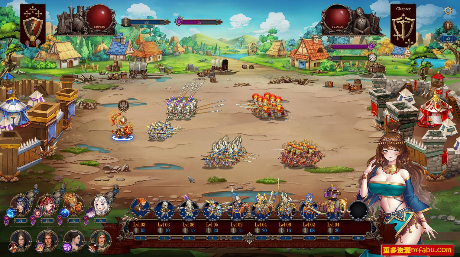 【PC/2D/塔防SLG/中文】爱与战争：机会英雄2 V1.0.0 STEAM官方中文版+DLC【3.7G】