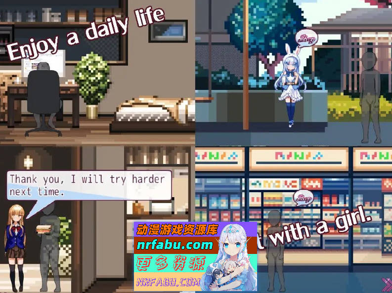 [SD/像素互动SLG/汉化/动态]邻家堕天使V2.1 挂载AI汉化版[新汉化][PC+安卓][1G]