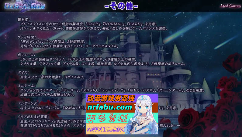 [PC/RPG/汉化/肉鸽]罗艾洛尔的幻淫城 挂载AI汉化版+存档[新汉化][3.8G]