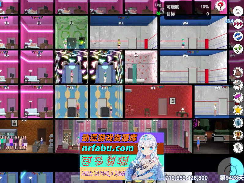 [PC/经营SLG/中文/全动态]暗黑昌馆：BlackMarket V1.23 官方中文步兵版[1.2G]