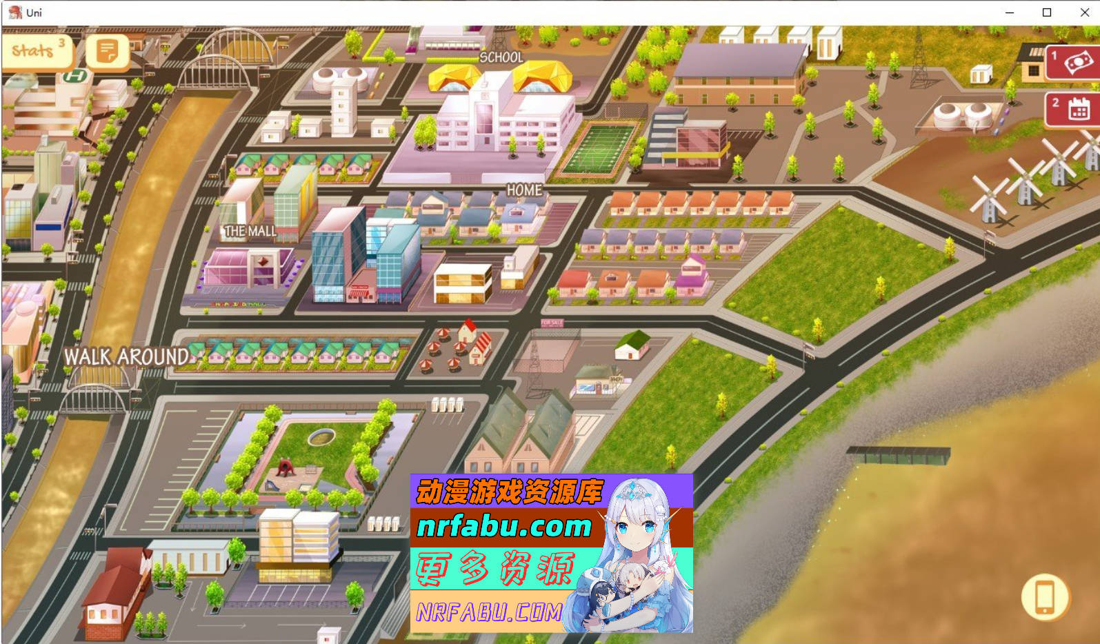 [SD/高自由SLG/汉化]大学生活：Uni Ver0.57.120 AI汉化版[更新][PC+安卓][4.1G]