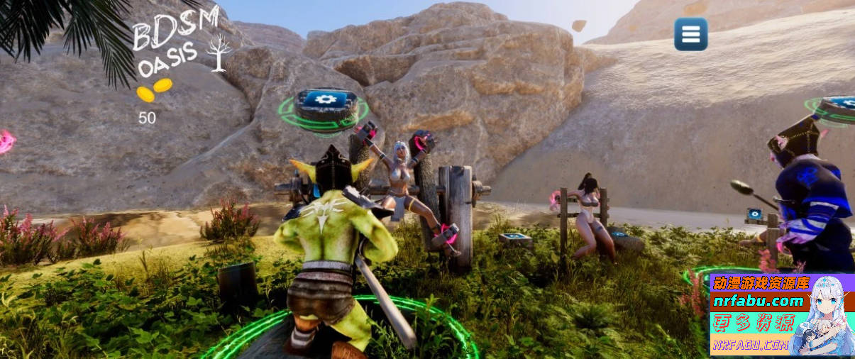 【PC/3D/SLG/中文】绿洲 BDSM Oasis V0.2 STEAM官方中文版【3.5G】