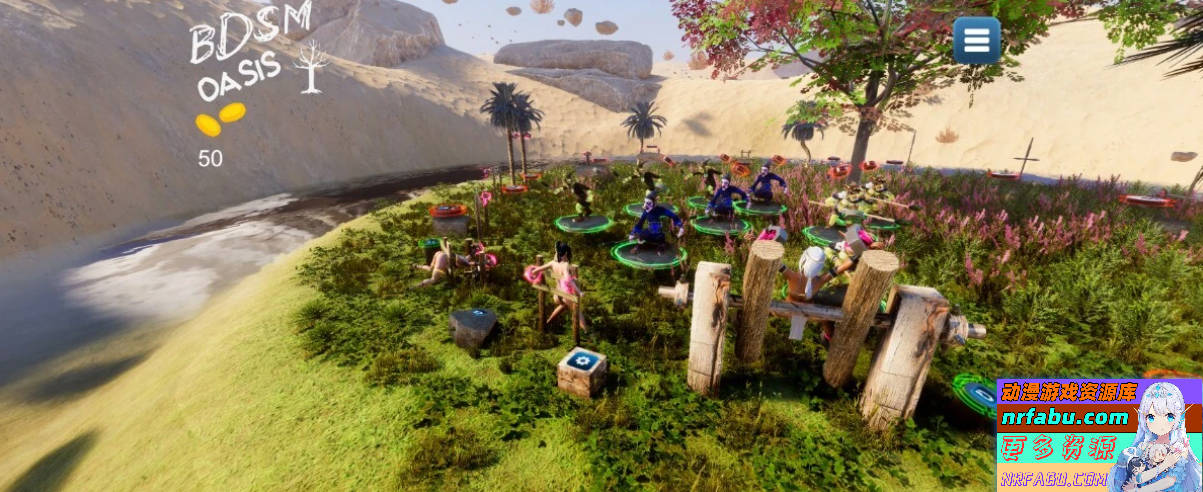 【PC/3D/SLG/中文】绿洲 BDSM Oasis V0.2 STEAM官方中文版【3.5G】